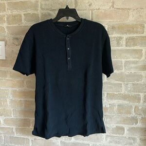 Navy blue Henley, new with tags.